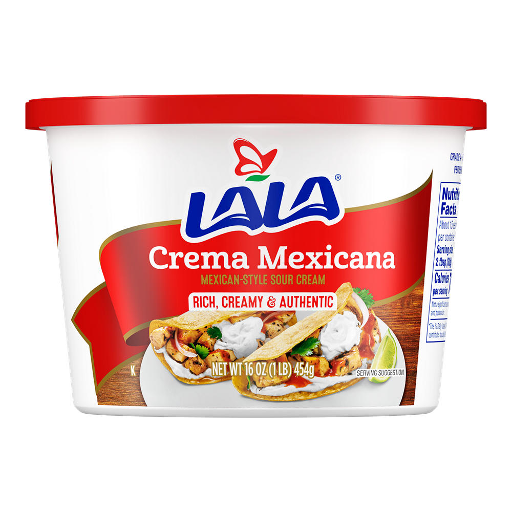 LALA Crema Mexicana Sour Cream, 16 oz