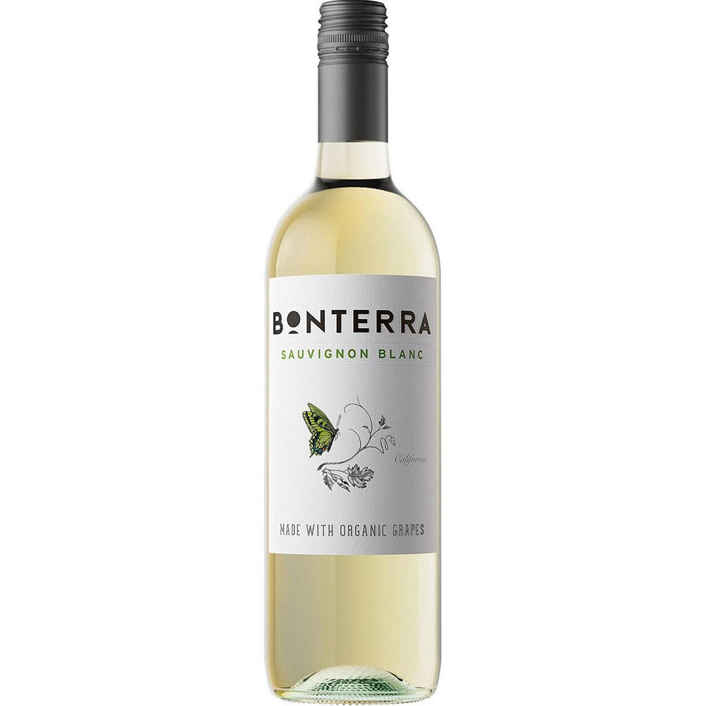 Bonterra Organic Sauvignon Blanc California White Wine, 750 mL