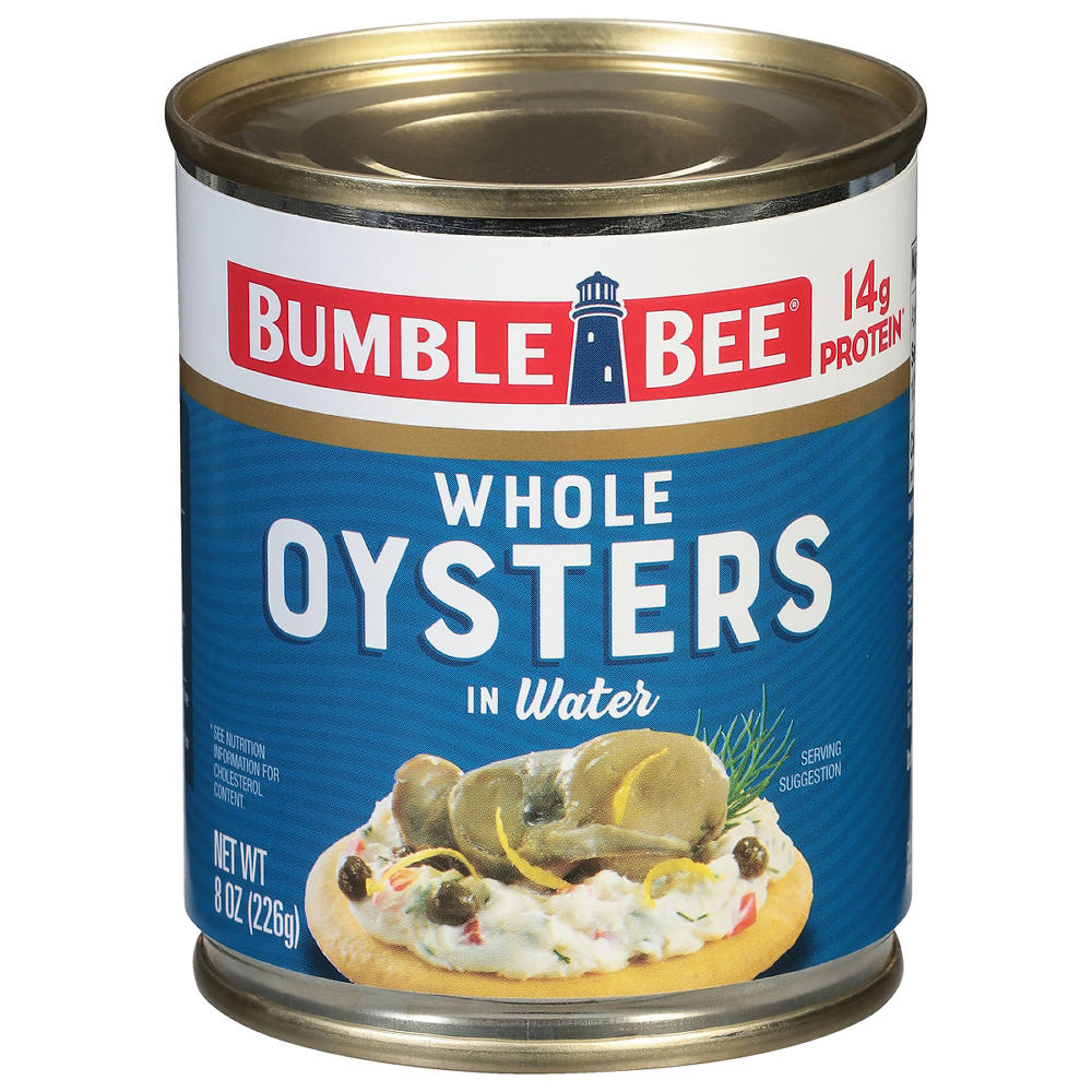 Bumble Bee Whole Oysters, 8 oz