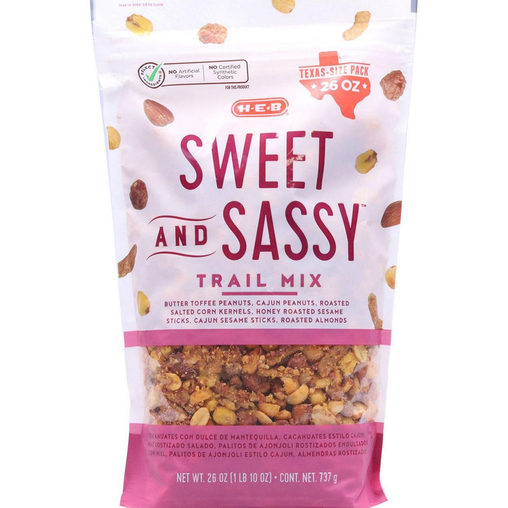 H-E-B Sweet & Sassy Trail Mix - Texas-Size Pack, 26 oz