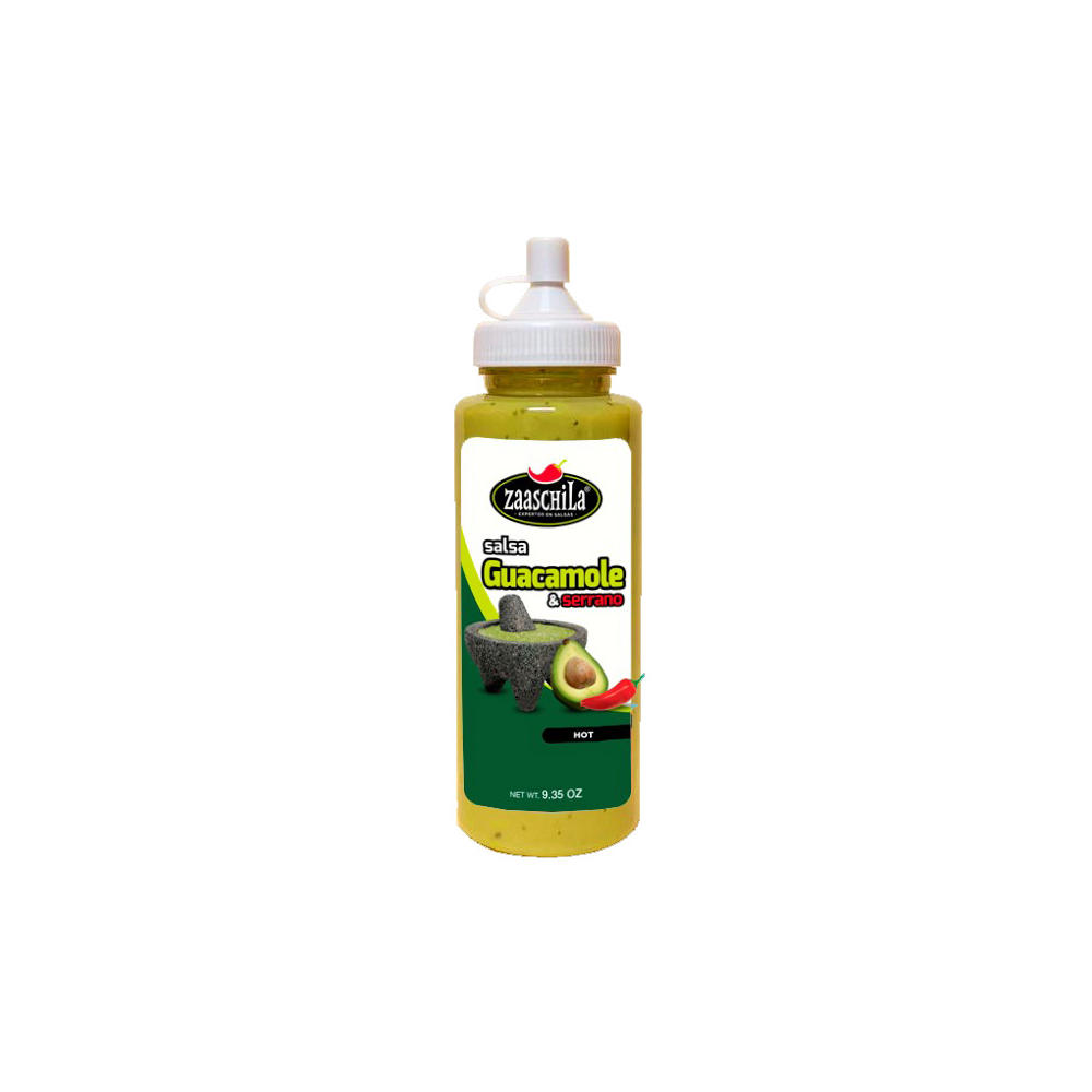 Zaaschila Cremosa Salsa de Aguacate Natural (Avocado Salsa Spread), 9.35 oz