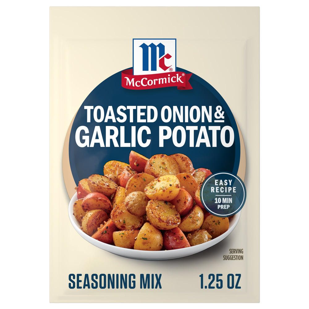 McCormick Toasted Onion & Garlic Potato Seasoning, 1.25 oz