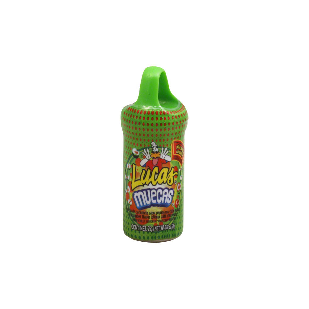 Lucas Cucumber Flavored With Chili Powder Lollipop, .88 oz