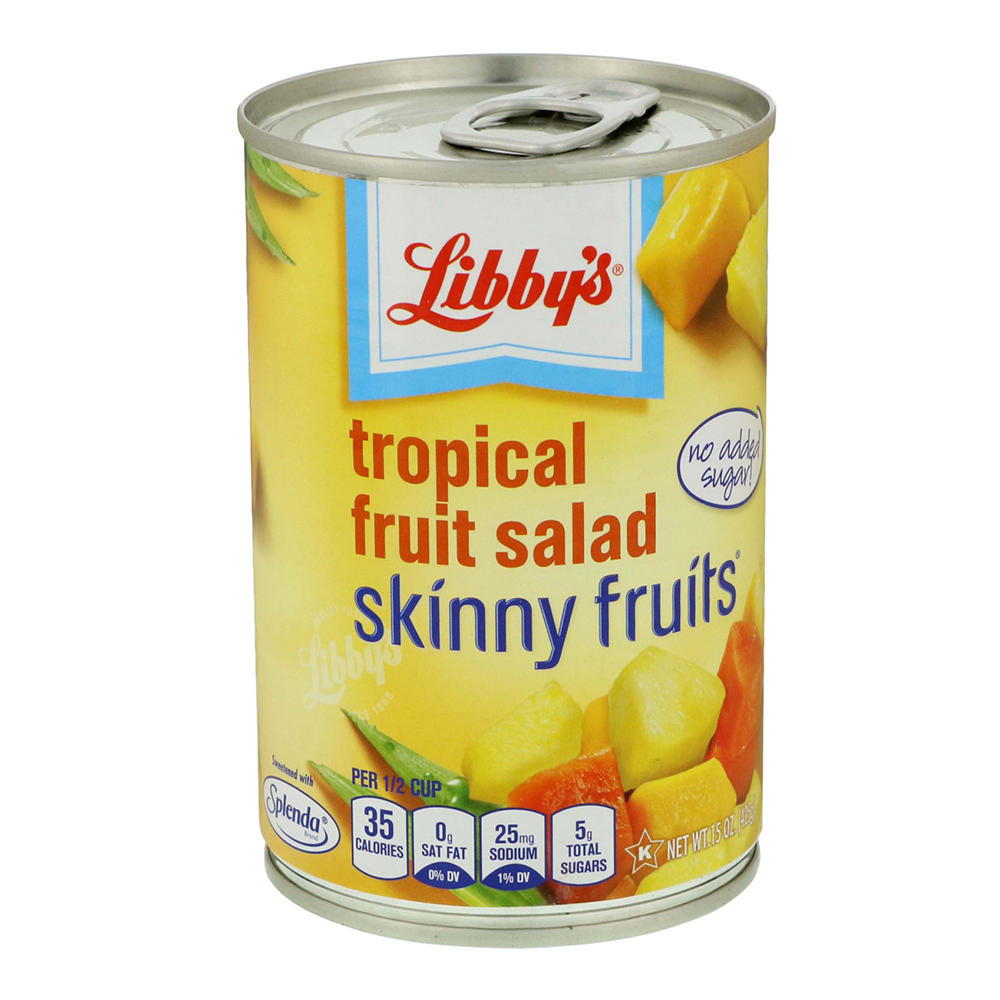 Libby's Skinny Fruits Tropical Fruit Salad Sweetened with Splenda, 15 oz
