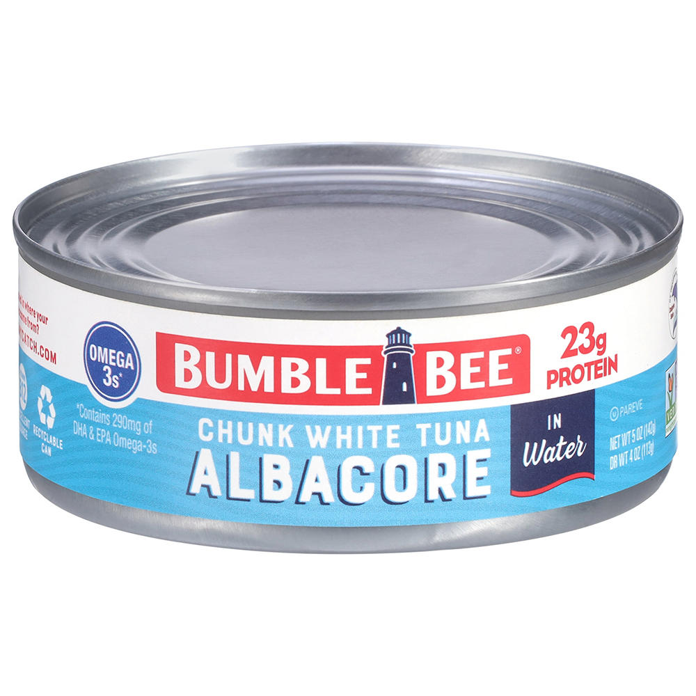 Bumble Bee Premium Chunk White Albacore Tuna in Water, 5 oz