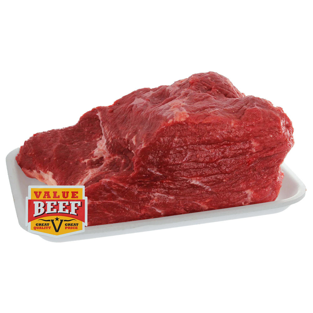 Fresh Beef Bottom Rump Roast Boneless Value Beef, Avg. 2.24 lbs