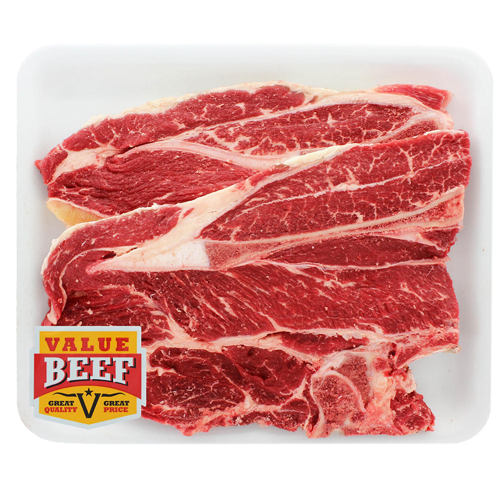H-E-B Beef Chuck Steak Bone-In Value Pack, Value Beef , Avg. 1.75 lbs