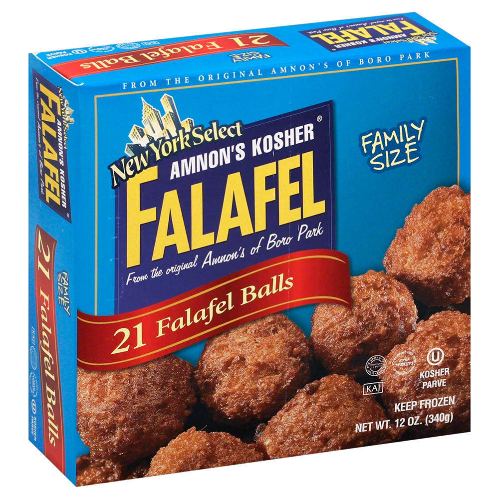 Amnon's Kosher Kosher New York Select Falafel Balls Family Size, 21 ct