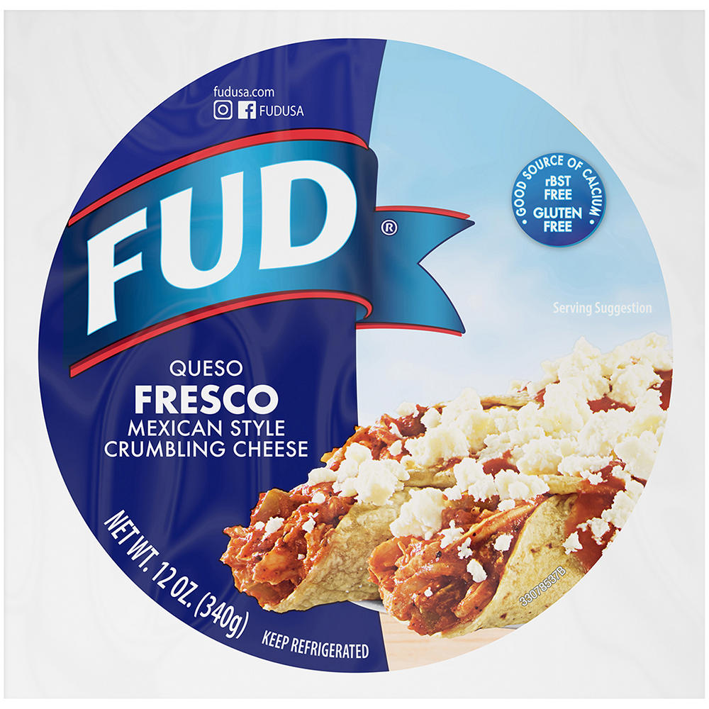 FUD Queso Fresco Cheese, 12 oz