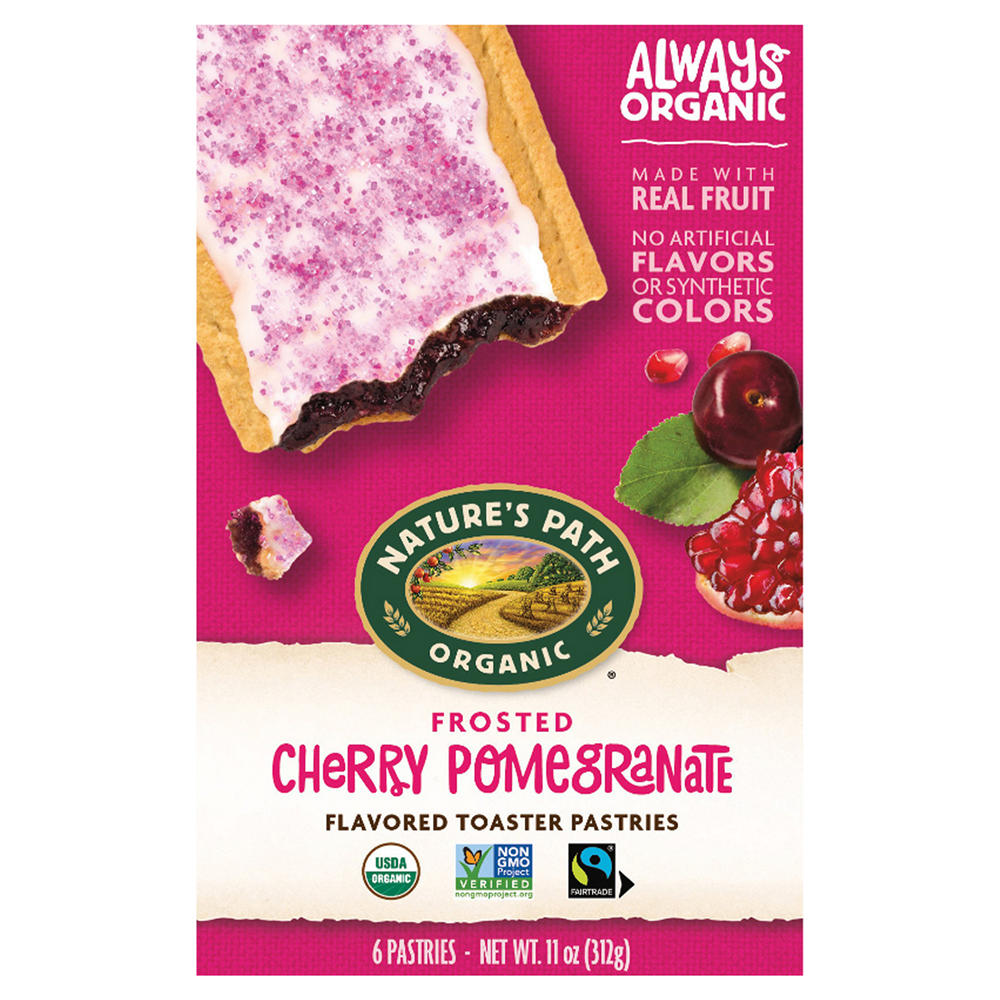 Nature's Path Organic Toaster Pastry Cherry Pomegranate, 6 ct