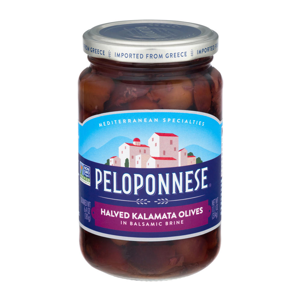 Peloponnese Halved Kalamata Olives , 11.1 oz