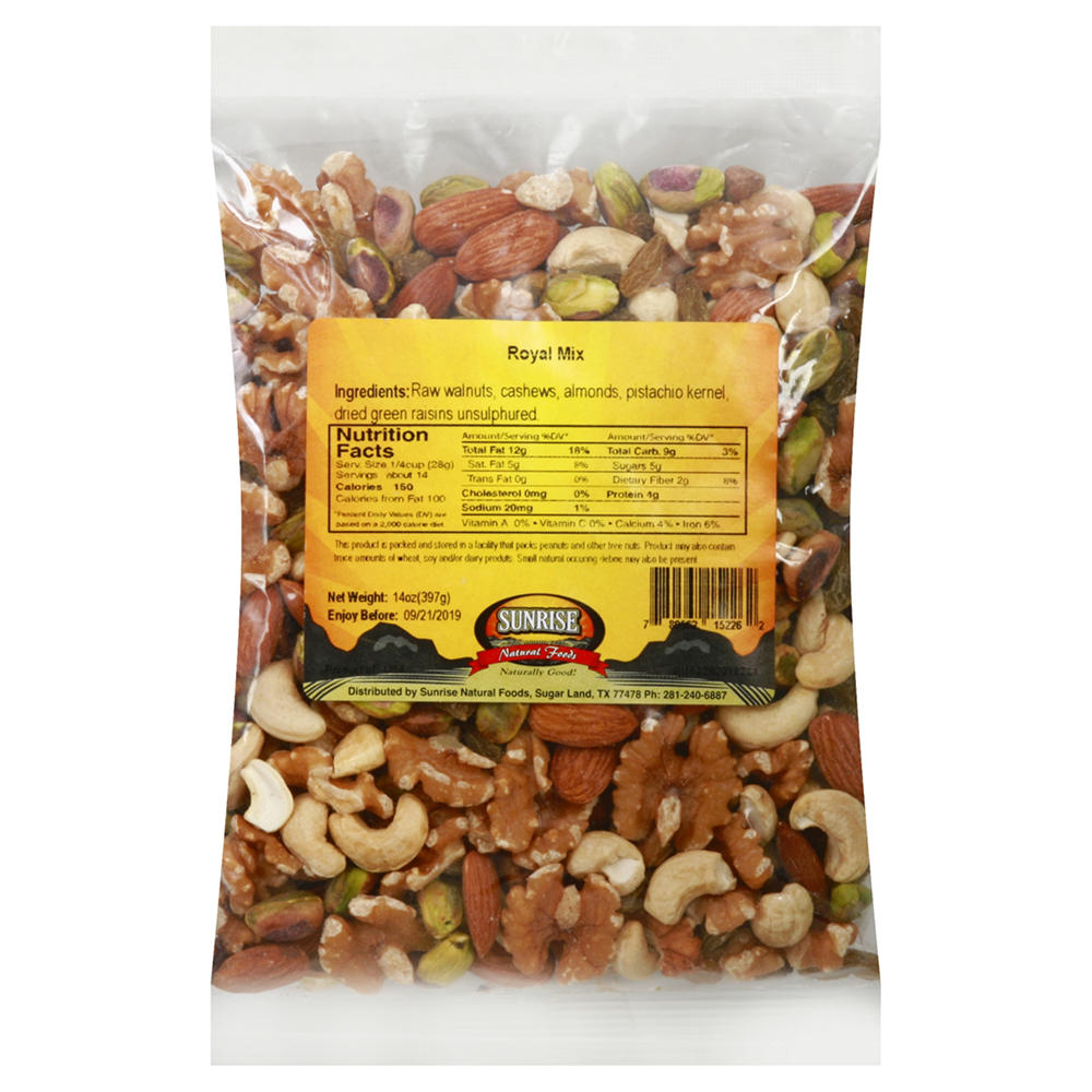 Sunrise Natural Foods Royal Mix, 14 oz