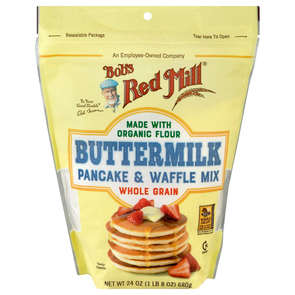 Bob's Red Mill Buttermilk Pancake & Waffle Whole Grain Mix, 24 oz