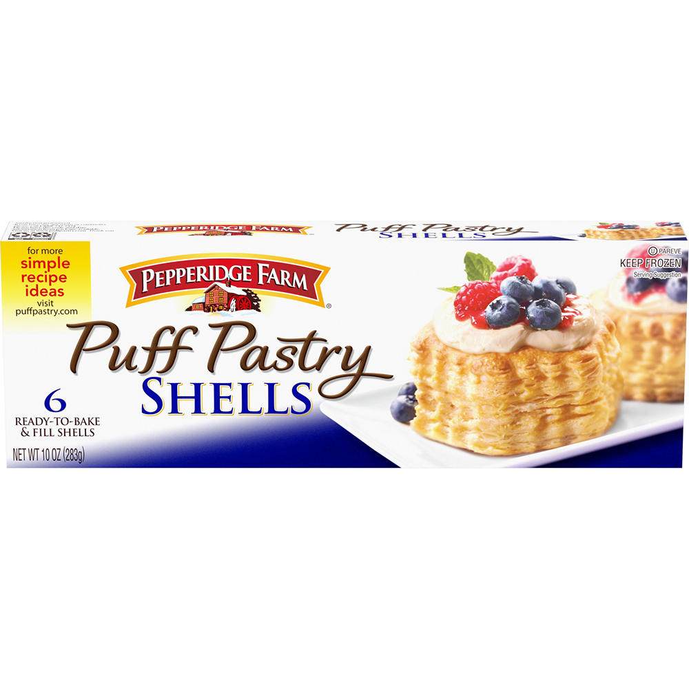 Pepperidge Farm Frozen Puff Pastry Shells, 6 ct