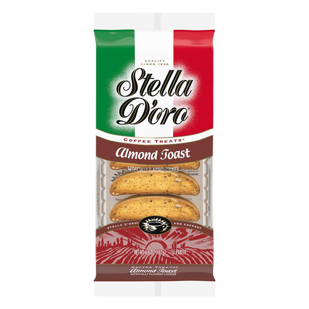 Stella D'oro Coffee Treats Almond Toast Cookies, 6.6 oz