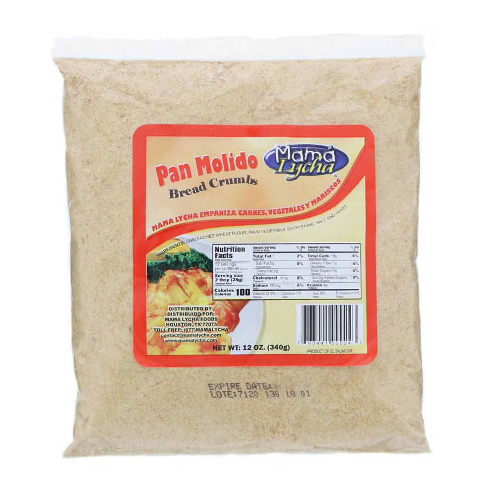 Mama Lycha Pan Molido Bread Crumbs, 12 oz