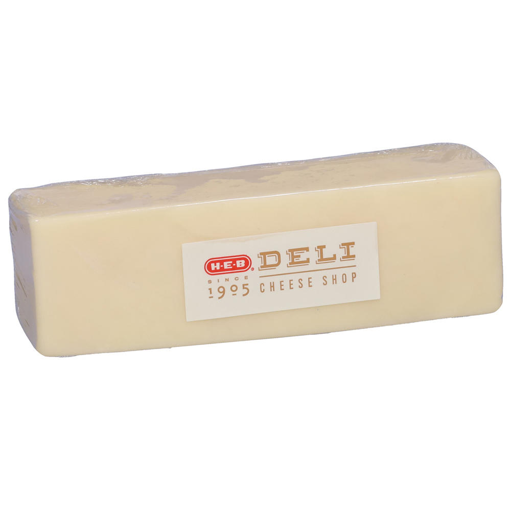 H-E-B Deli Artisan Aged White Cheddar Cheese, Avg. 0.6 lb