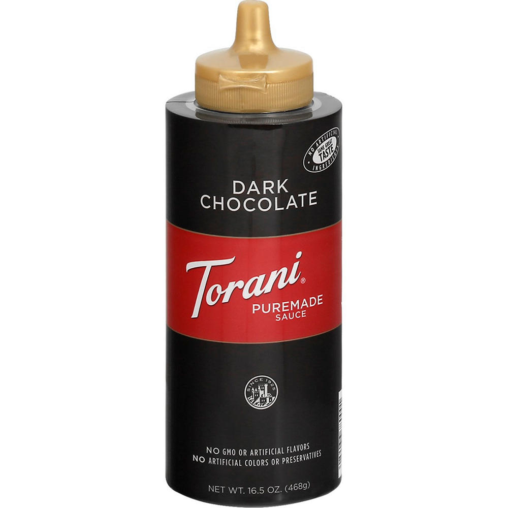 Torani Dark Chocolate Sauce, 16.5 oz