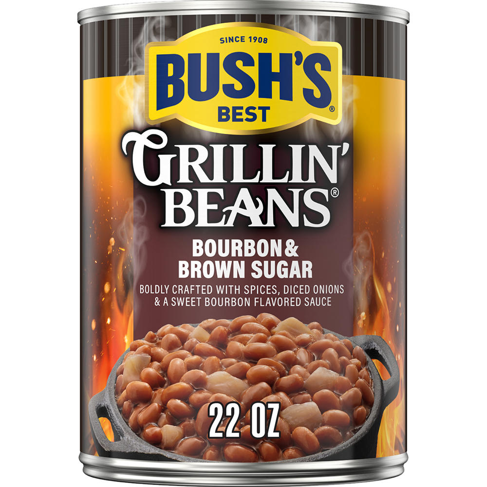 Bush's Best Bourbon & Brown Sugar Grillin' Beans, 22 oz