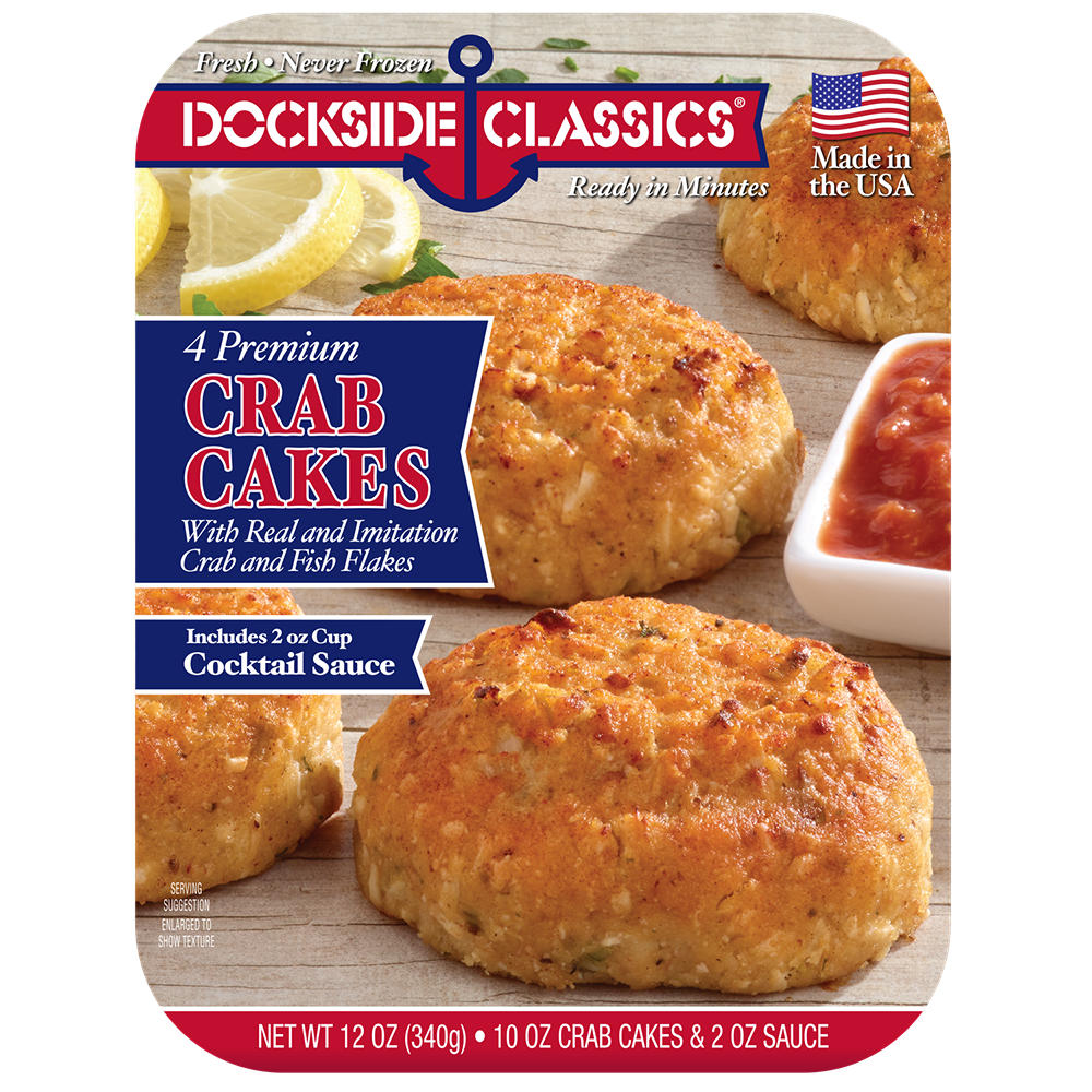 Dockside Classics Premium Crab Cakes, 4 ct