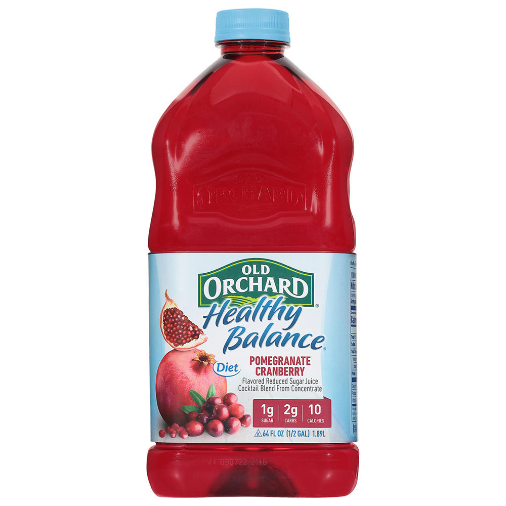 Old Orchard Healthy Balance Pomegranate Cranberry Cocktail Blend Juice, 64 oz