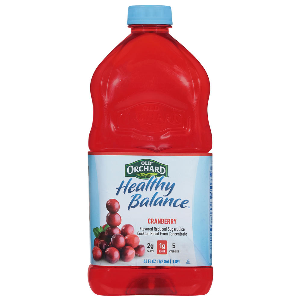 Old Orchard Healthy Balance Cranberry Cocktail Blend Juice, 64 oz