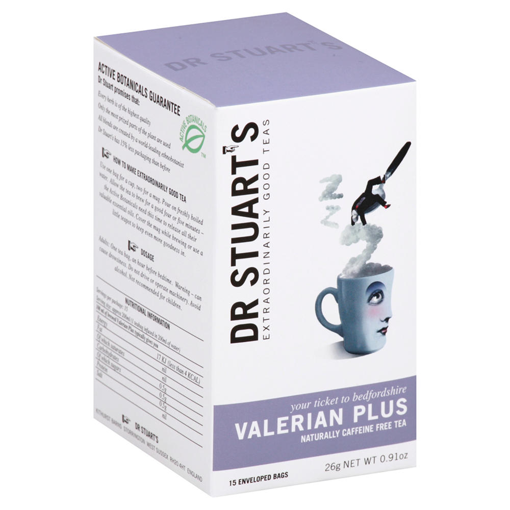 Dr. Stuart's Valerian Plus Tea, 15 ct