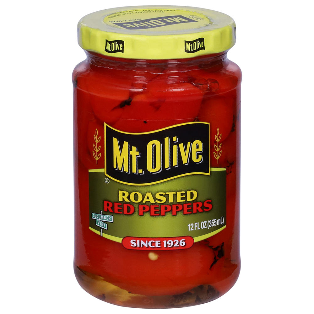Mt. Olive Roasted Red Peppers, 12 oz