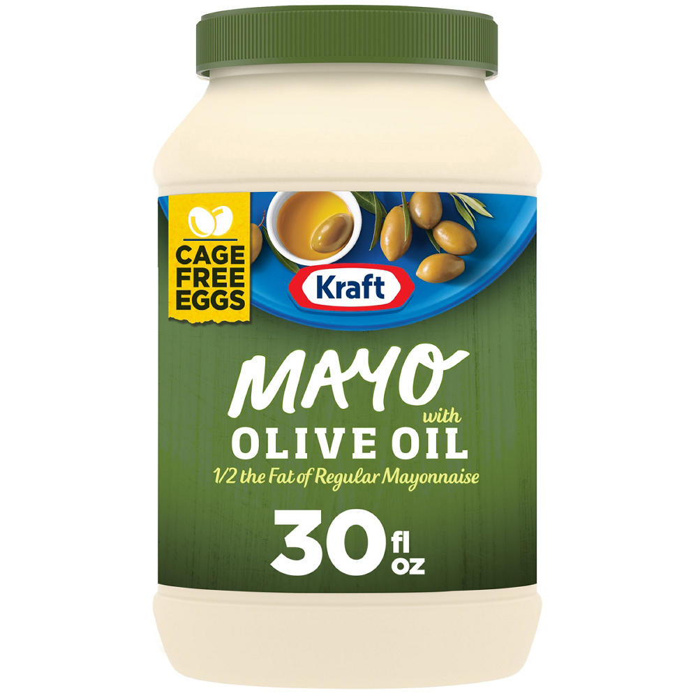 Kraft Mayo Reduced Fat Mayonnaise with Olive Oil, 30 fl oz