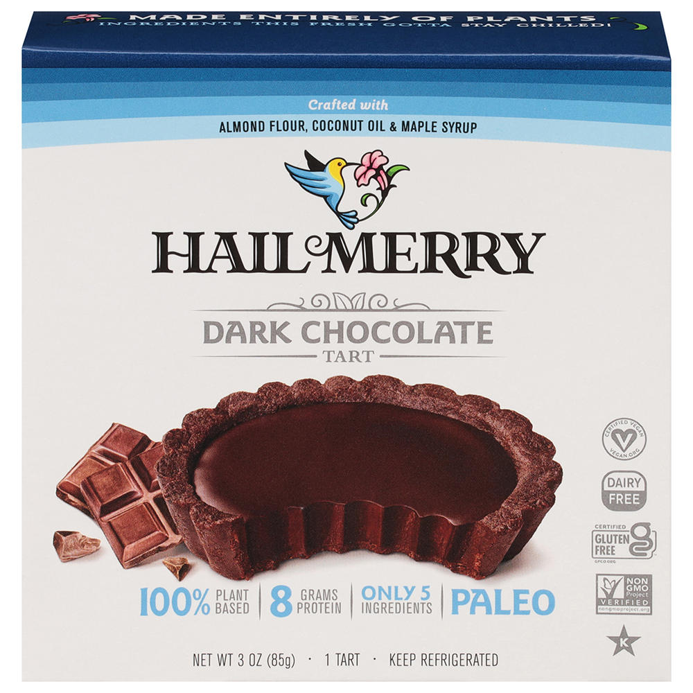 Hail Merry Dark Chocolate Tart, 3 oz