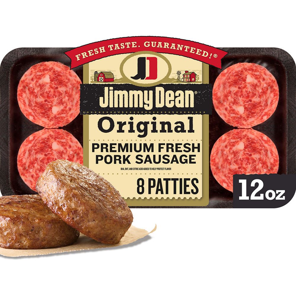 Jimmy Dean Original Fresh Pork Sausage Patties, 8 ct
