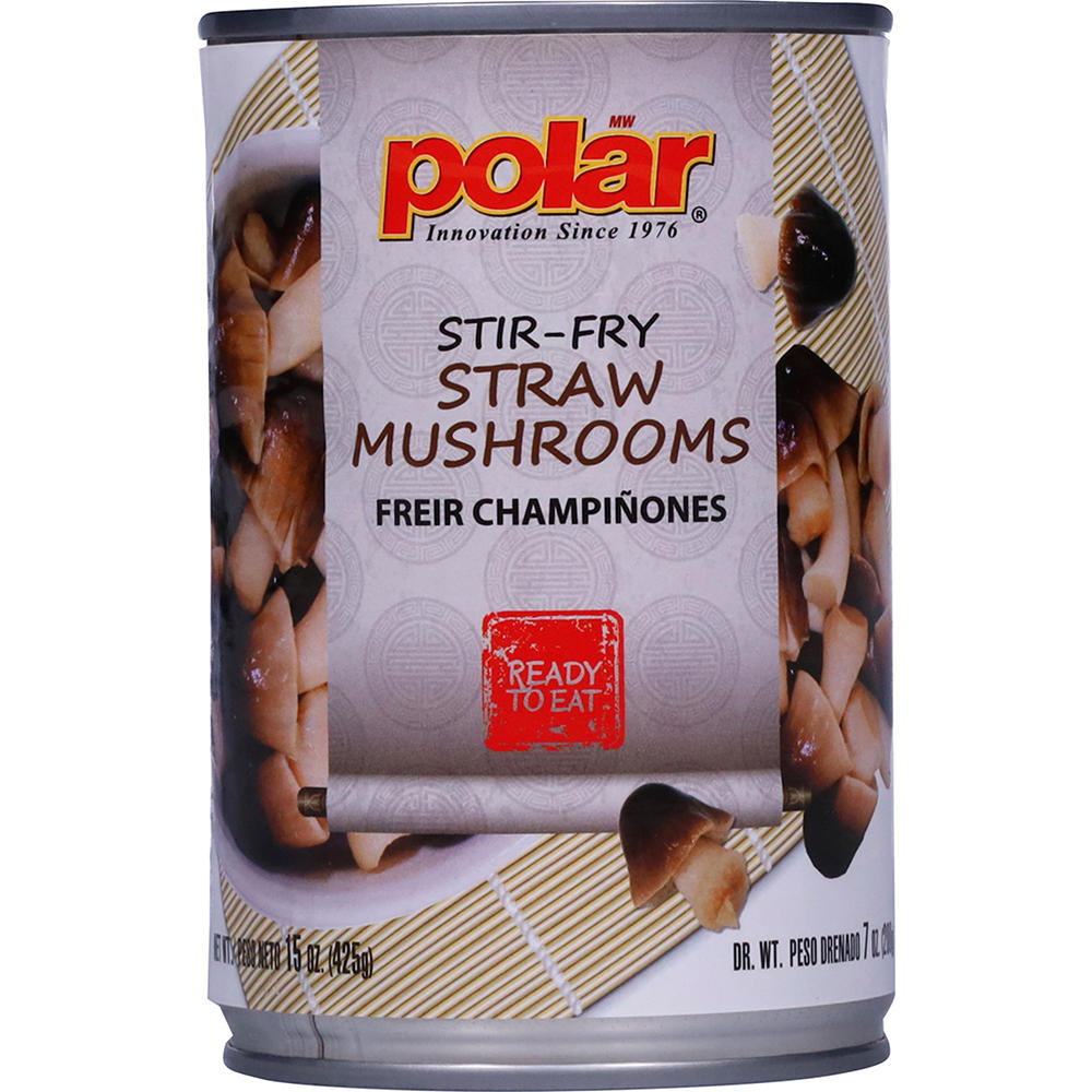MW Polar Stir Fry Straw Mushrooms, 15 oz