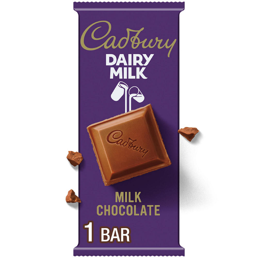 Cadbury Dairy Milk Chocolate Candy Bar, 3.5 oz