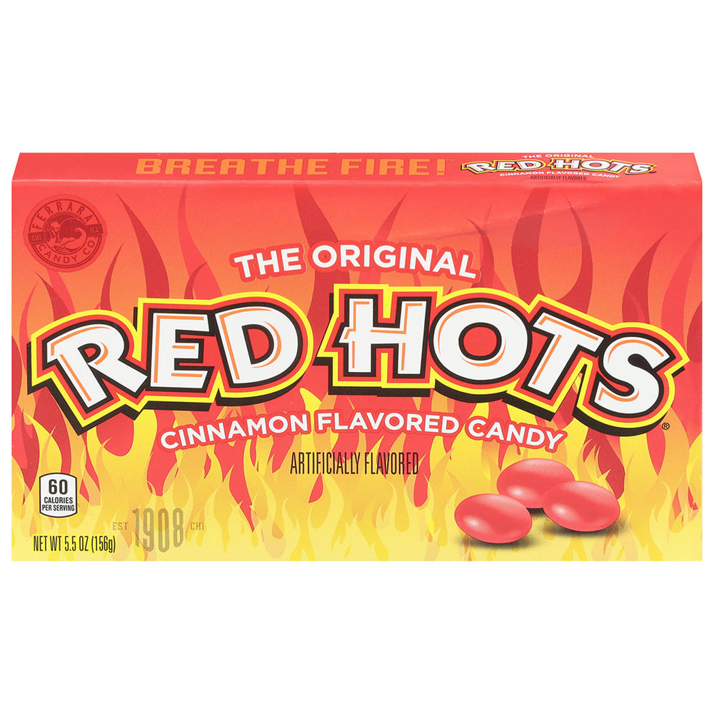 Red Hots Cinnamon Flavor Candy Theater Box, 5.5 oz