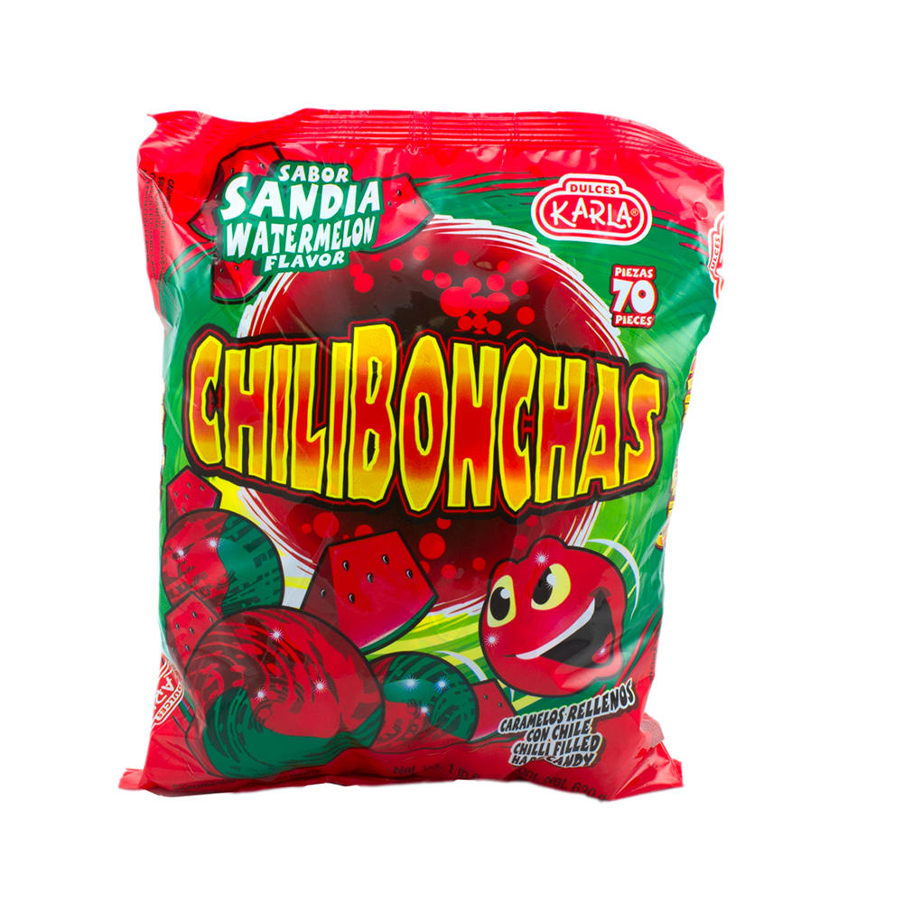 Dulces Karla Sandia Chilibonchas, 70 ct