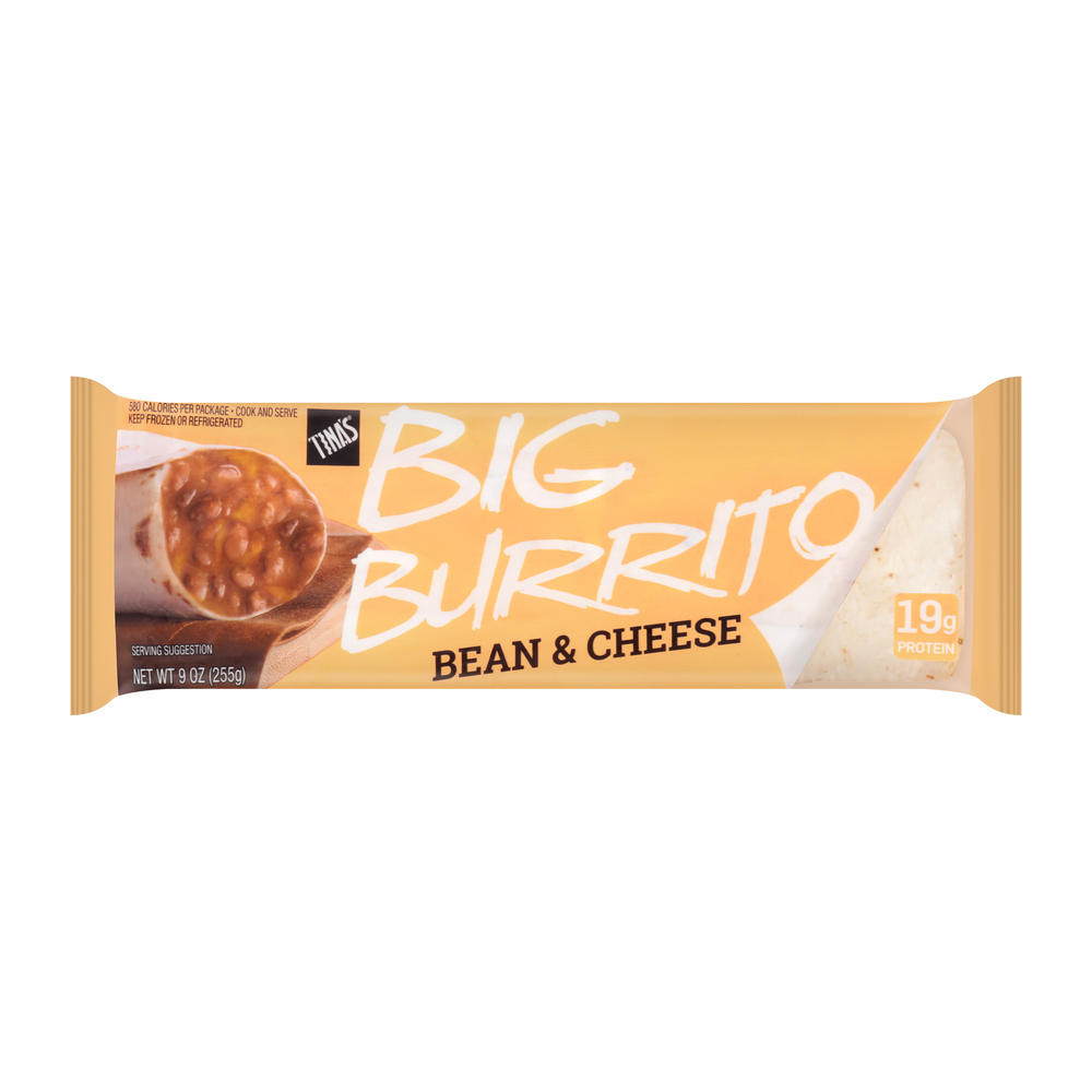 Tina's Bean & Cheese Big Burrito, 9 oz