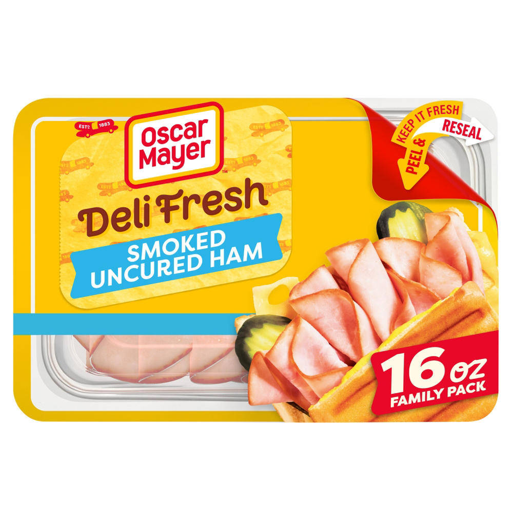 Oscar Mayer Deli Fresh Smoked Uncured Ham, 16 oz