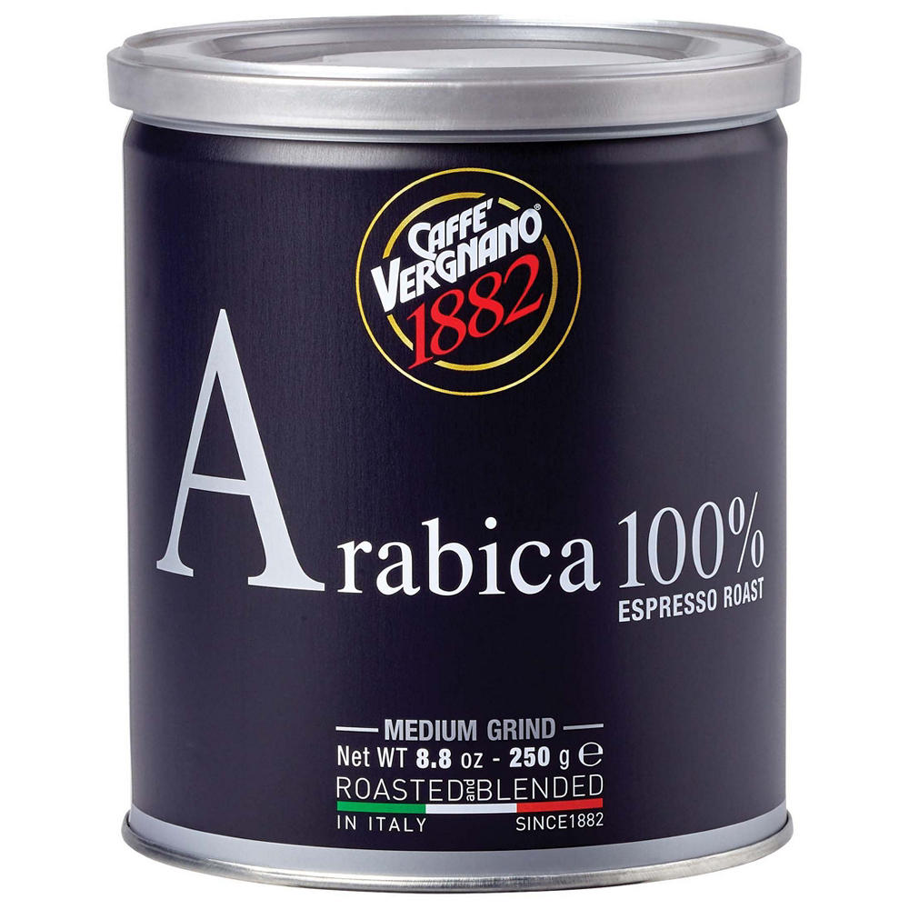Caffe' Vergnano 1882 Medium Grind Arabica Espresso, .55 lb