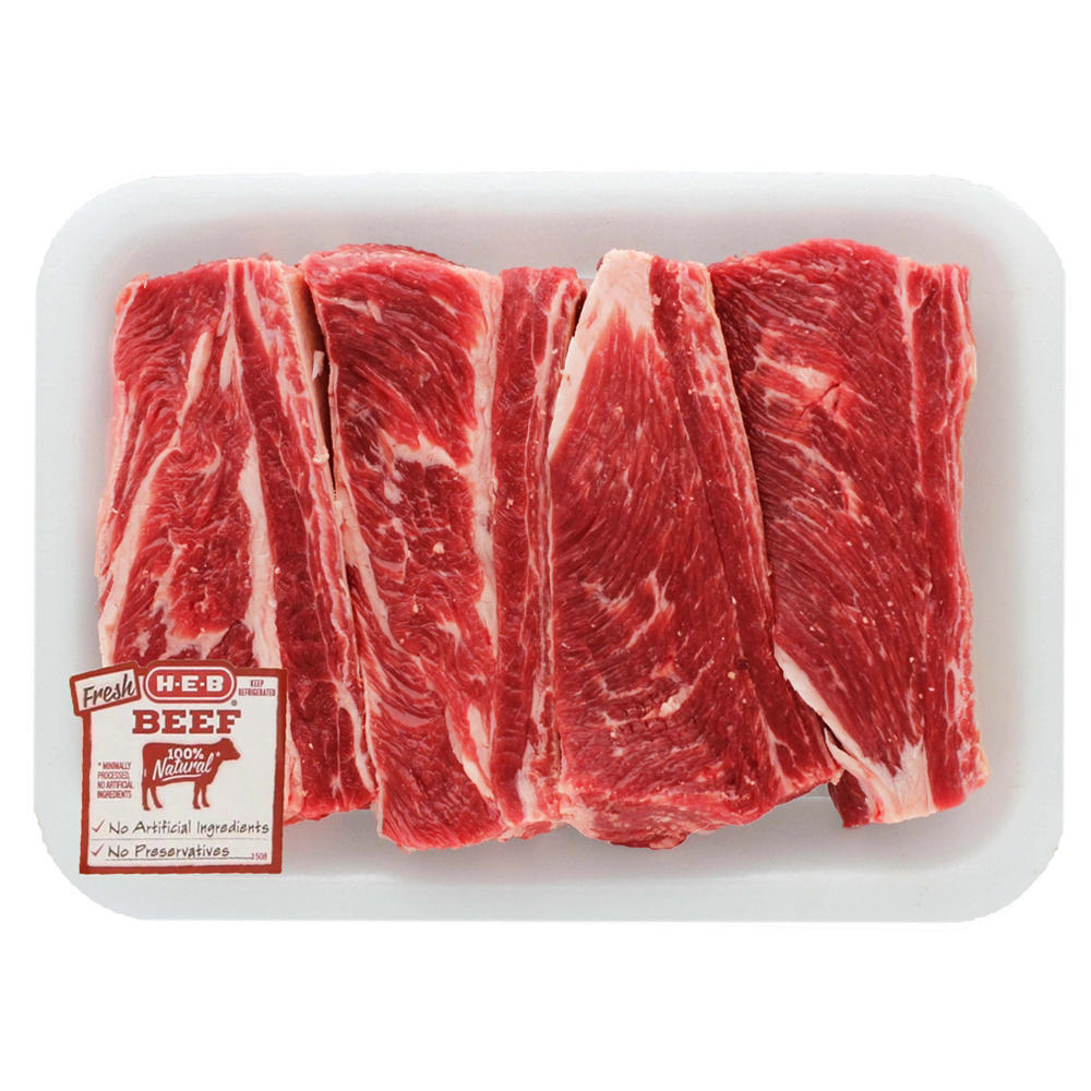 H-E-B Chuck Beef Short Ribs, Avg. 1.9 lbs