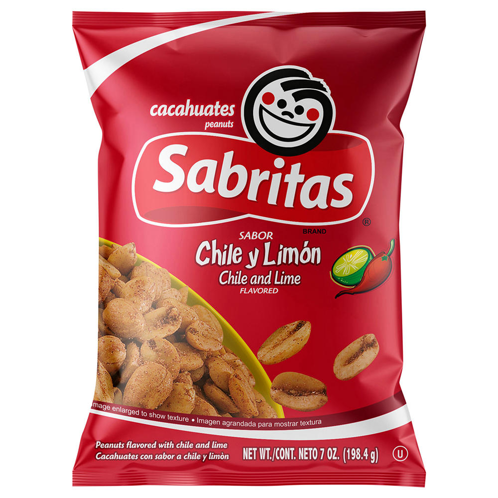 Sabritas Chile & Limon Peanuts, 7 oz