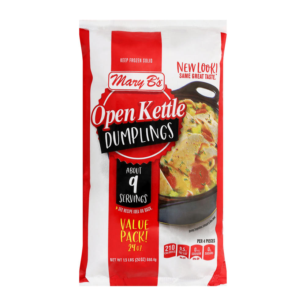 Mary B's Open Kettle Dumplings Value Pack, 24 oz