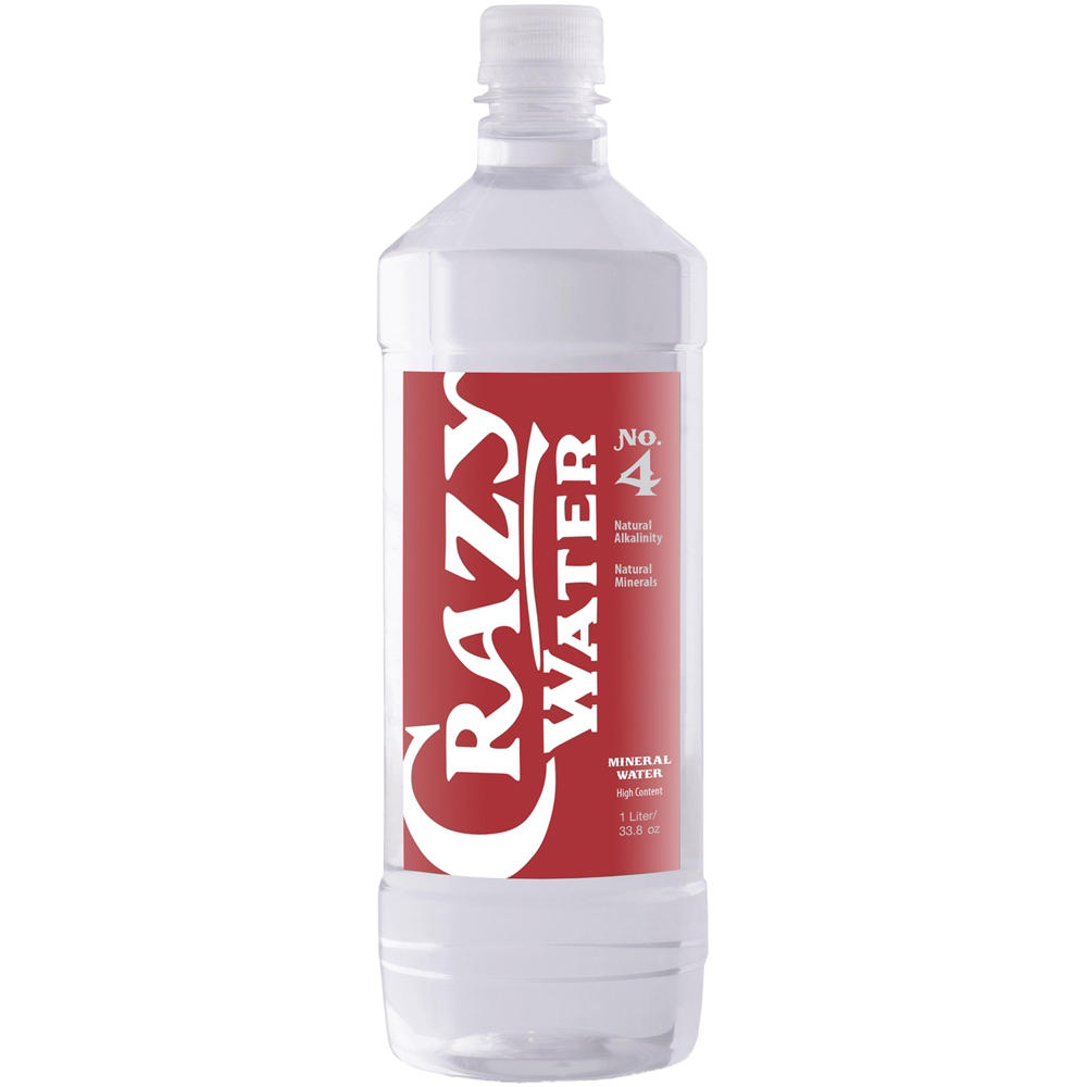 Crazy Water Natural Still Mineral Alkaline Water - No. 4, 1 L