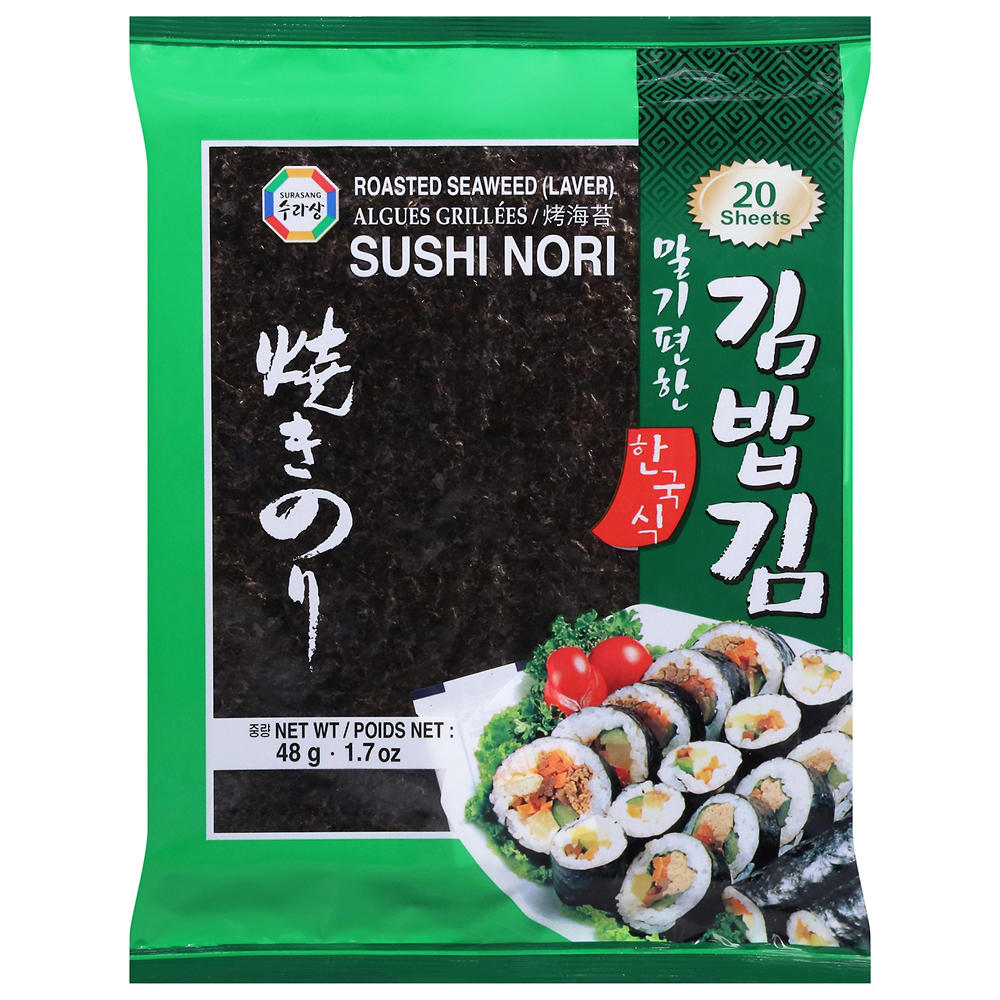 Surasang Roasted Seaweed, 20 ct