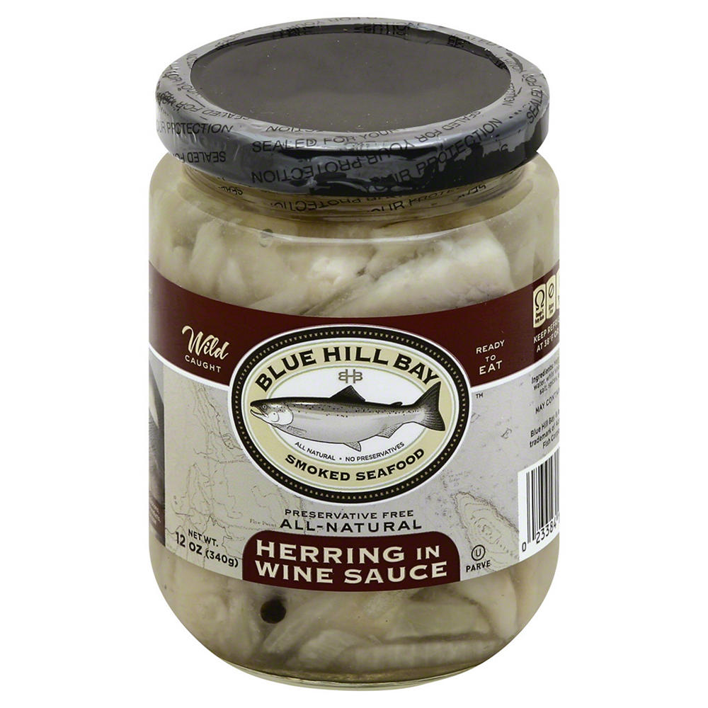 Blue Hill Bay Herring In Wine Sauce, 12 oz