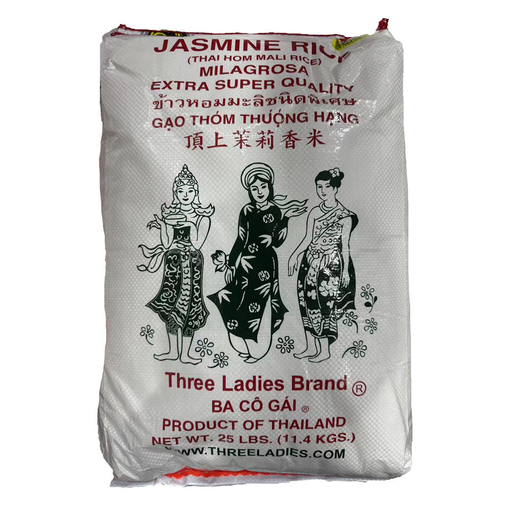 Three Ladies Thai Jasmine Rice, 25 lbs