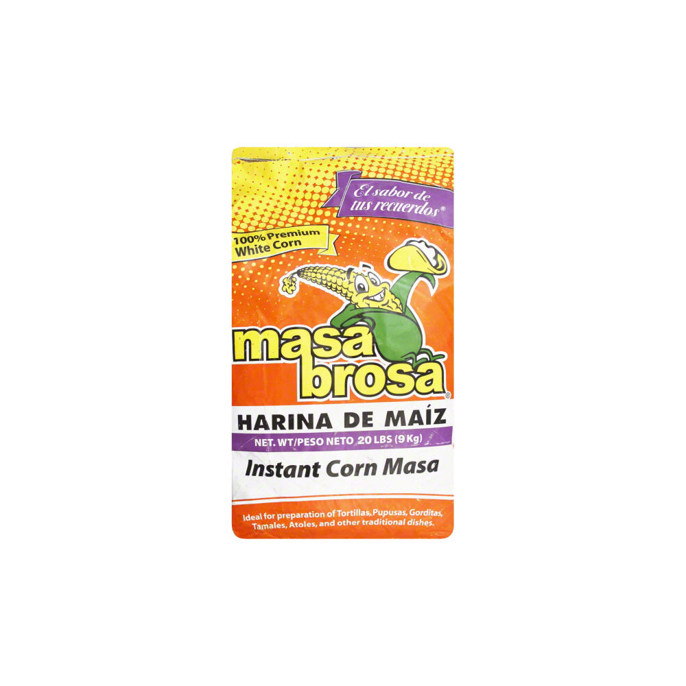 Masa Brosa Instant Corn Masa, 20 lb