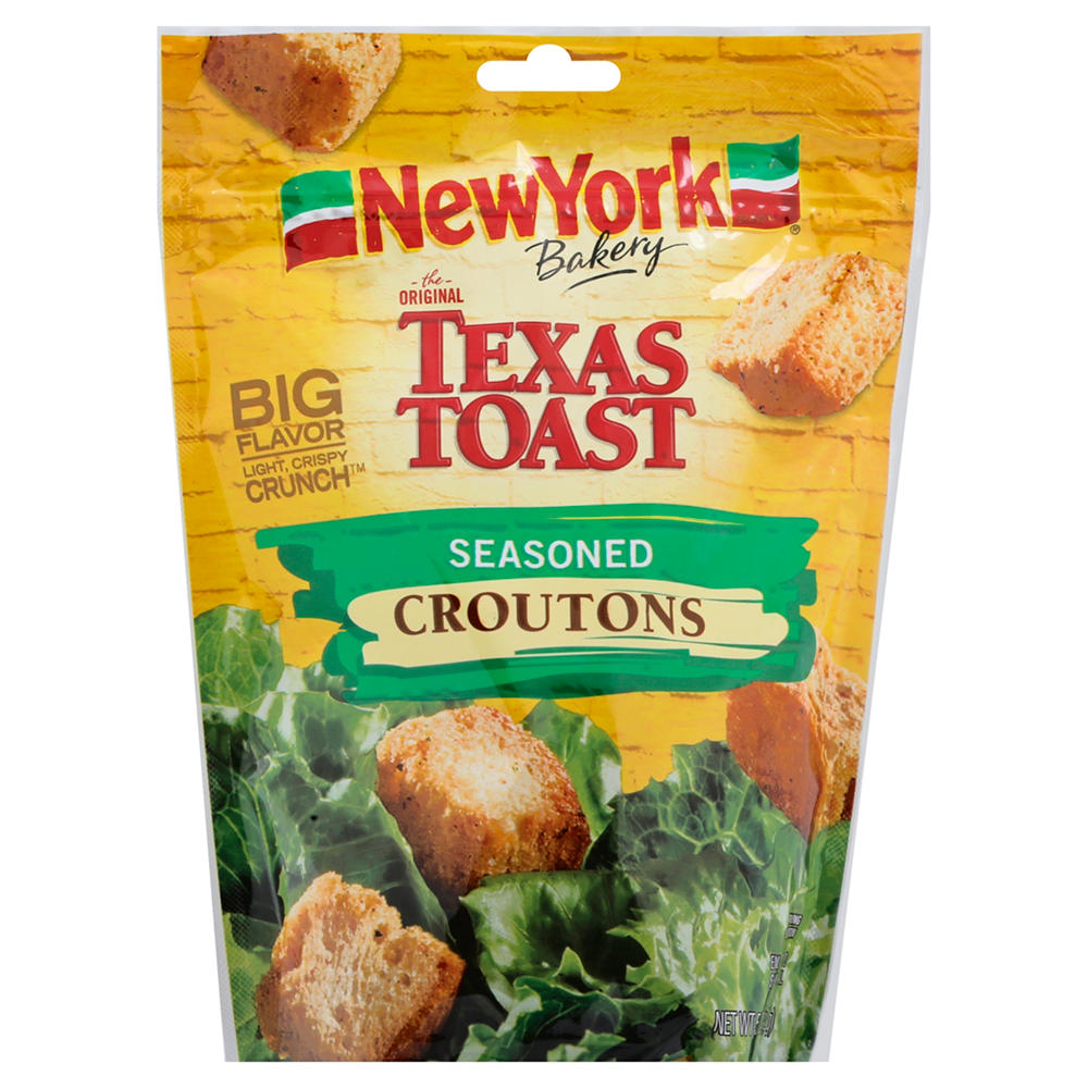 New York Bakery Texas Toast Croutons - Seasoned, 5 oz