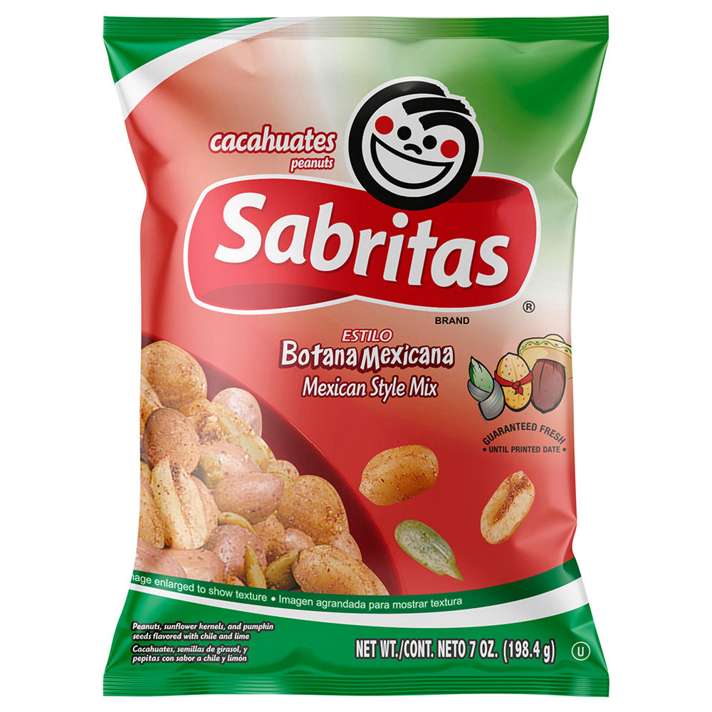 Sabritas Mexican Style Mix Peanuts, 7 oz