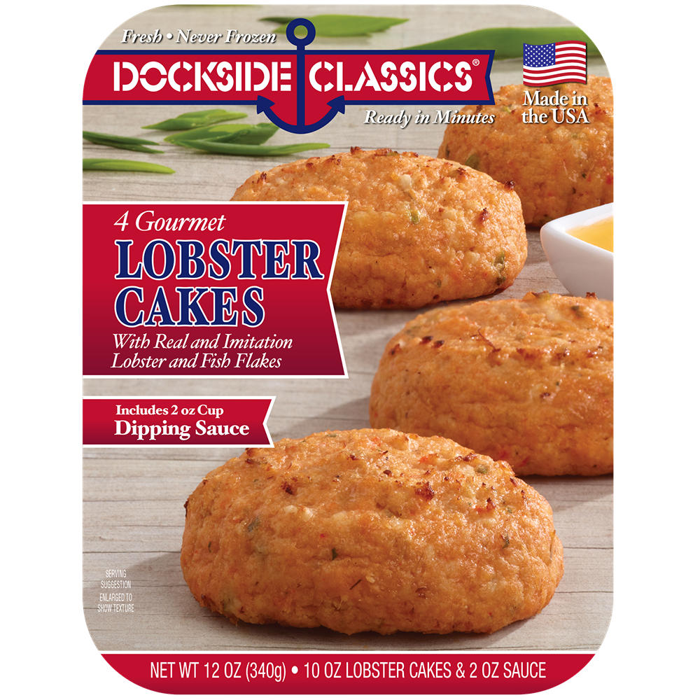 Dockside Classics Gourmet Lobster Cakes, 4 ct