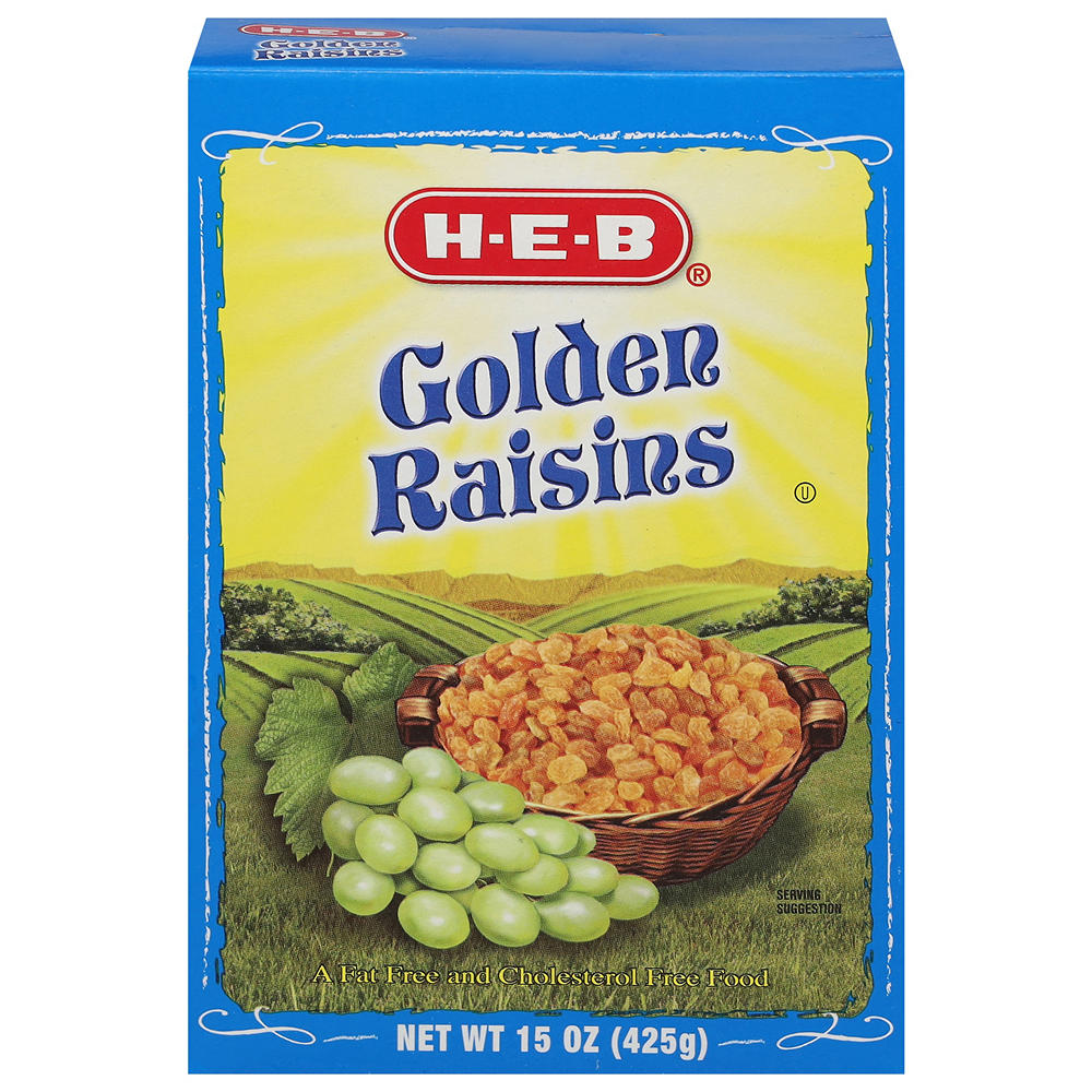 H-E-B Golden Raisins, 15 oz